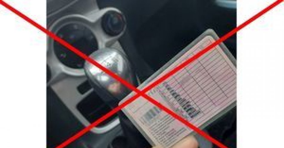 zdjęcie: 40-letni kierowca z zakazem i cofniętymi uprawnieniami / fot. KPP w Złotoryi