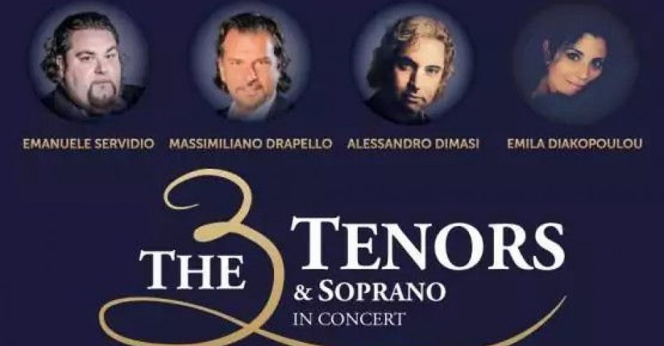 zdjęcie: The 3 Tenors Soprano - Włoska Gala Operowa / kupbilecik24.pl / The 3 Tenors & Soprano - Włoska Gala Operowa