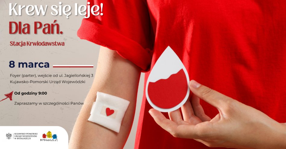 zdjęcie: Akcja Krew Się Leje Dla Pań - Stacja Krwiodawstwa na Dzień Kobiet / fot. nadesłane