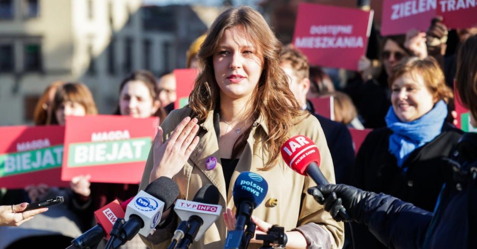 zdjęcie: Martyna Jałoszyńska kandydatką Lewicy na wiceprezydentkę Warszawy / fot. PAP
