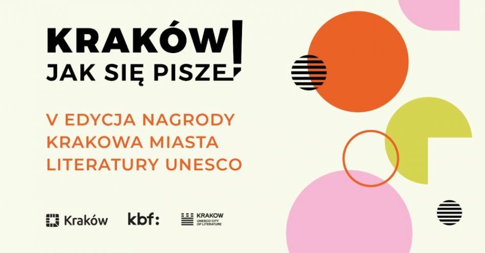 zdjęcie: Wyniki piątej edycji Nagrody Krakowa Miasta Literatury UNESCO / fot. UM Kraków / Fot. materiały prasowe