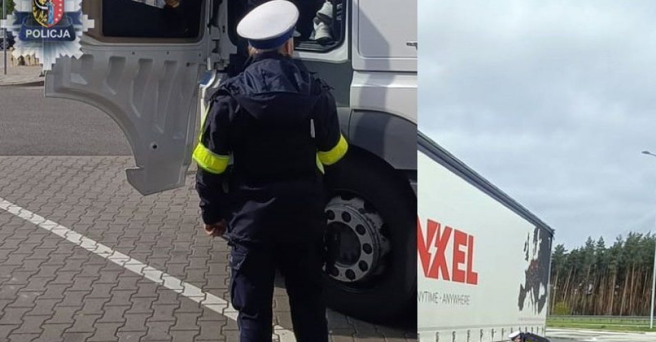 zdjęcie: Polkowiccy policjanci wraz z ITD kontrolują busy i ciężarówki / fot. KPP w Polkowicach