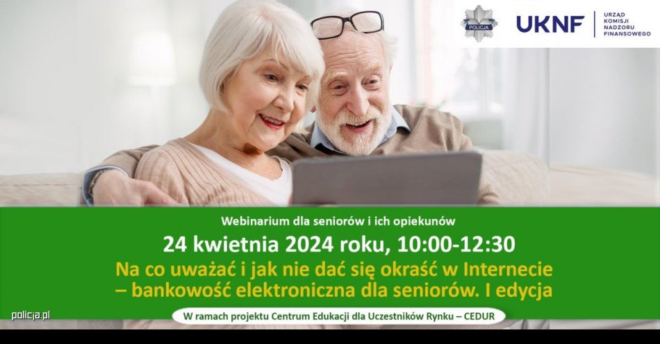 zdjęcie: Na co uważać i jak nie dać się okraść w Internecie – bankowość elektroniczna dla seniorów / fot. KPP w Świdnicy