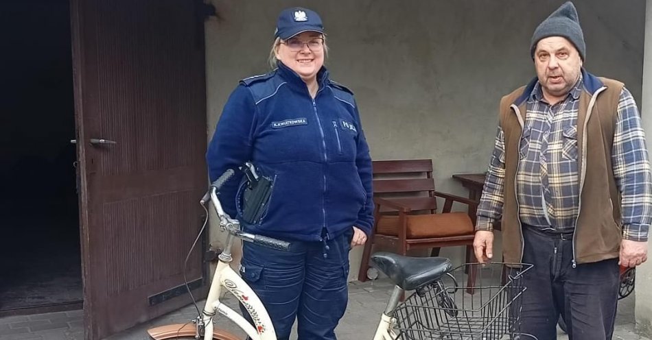 zdjęcie: Ukradł rower, bo nie miał czym wrócić do domu / fot. KPP w Radziejowie