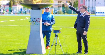 Stadion lekkoatletyczny w Augustowie otwarty. Pierwszy rzut Joanny Fiodorow