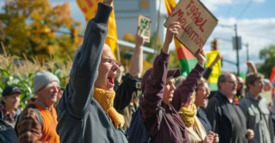 Protest po ataku obcokrajowca na 24-latkę; kobieta walczy o życie w szpitalu