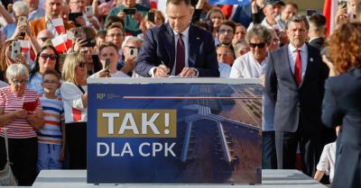 Prezydent podpisał inicjatywę ustawodawczą dotyczącą projektu ustawy o CPK