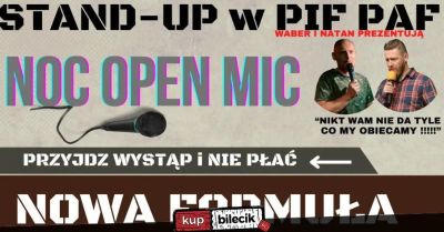 Waber i Natan Prezentuja: Noc Openmic - testy nowych żartów