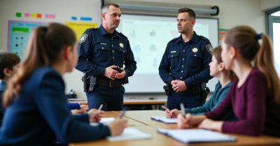 Chełmno: policjanci uczą młodzież przeciwdziałania przemocy rówieśniczej