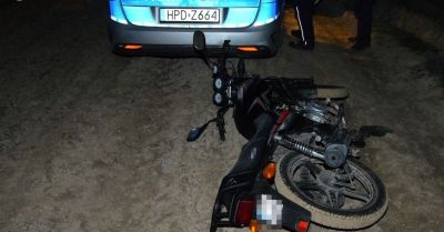 17-latek bez uprawnień uciekł przed policją i przewrócił się