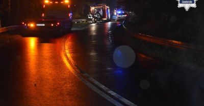 Wypadek w Rudnikach. Kierowcy w szpitalu, apel o ostrożność