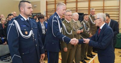 Ślubowanie pierwszaków i otwarcie Skweru Przyjaźni w Dobczycach