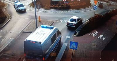 Ucieczka Nissana przez Wyszków. 19-latek zatrzymany po pościgu