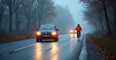 Jesień na drogach: jak bezpiecznie jeździć w mokrych warunkach