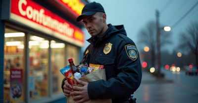 Dzielnicowy poza służbą zatrzymał złodzieja w sklepie