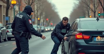 Dzielnicowi z Prostek zatrzymali kierowcę z zakazem