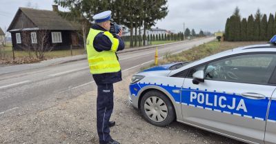 Dzisiaj akcja Prędkość na drogach powiatu łukowskiego