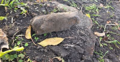 Niewybuch z II wojny znaleziony podczas prac polowych