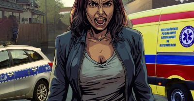 Agresywna kobieta zaatakowała ratowników i policjantów w Żorach