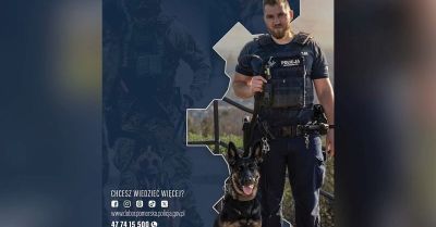 Zostań policjantem i przewodnikiem psa służbowego w Człuchowie