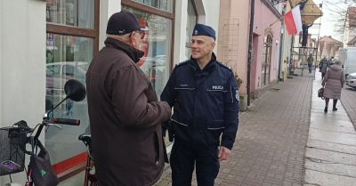 Komendant wyruszył na patrole piesze w Międzychodzie