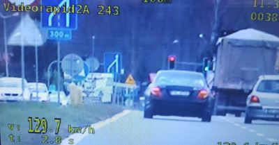 129 km/h zamiast 70 km/h w Tarnobrzegu. Policja zatrzymała kierowcę