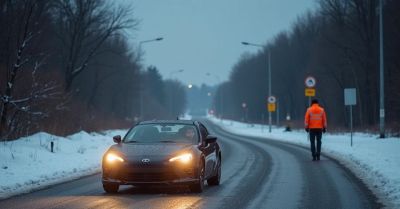 Zima na drogach: jak zwiększyć bezpieczeństwo kierowców i pieszych