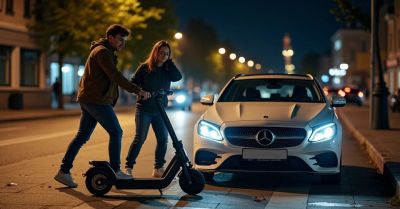 Wypadek hulajnogi w Żyrardowie: 15 lat trafił do szpitala