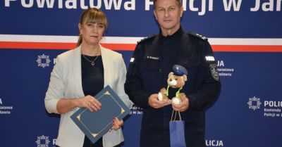 Jarosławscy policjanci wspierają Oskara w walce o zdrowie