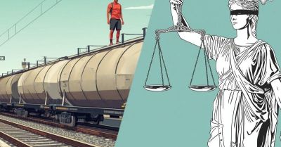 Wtargnął na tory i wszedł na cysternę w Żorach. Ma zarzuty