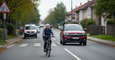 Rowerzystka potrącona na przejściu dla pieszych w Ostrzeszowie