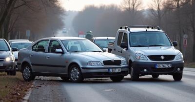 Nietrzeźwy na zakazie uderzył w radiowóz w Ostrowie
