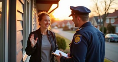 Mieszkanka podziękowała policjantowi z Legionowa