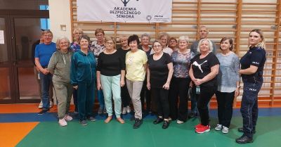 Seniorzy z Sokołowa przeszli Akademię Bezpieczeństwa