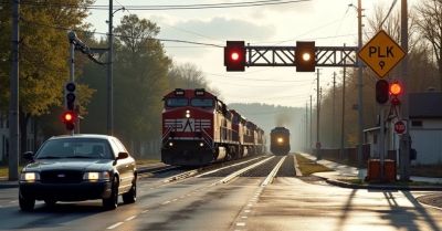 Przykazania Bezpiecznego Kierowcy na przejazdach kolejowych