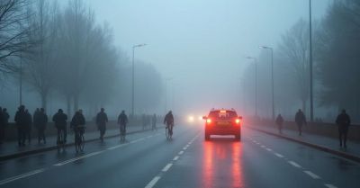 Gęsta mgła na drogach. Jak zachować bezpieczeństwo?