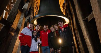 Średniowieczny dzwon rozpoczął odliczanie do startu najważniejszej przyszłorocznej imprezy sportowej w Polsce