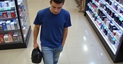 Monitoring zarejestrował kradzież perfum w Mławie