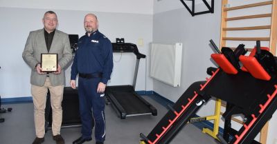 Nowa siłownia w Komendzie Powiatowej Policji w Bochni