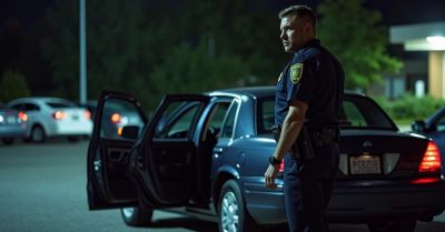 Sejny mężczyzna 46 lat zatrzymany za kradzież ceramiki z auta