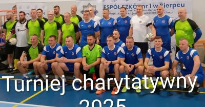 Policja z Sierpca na Mikołajkowym Turnieju charytatywnym