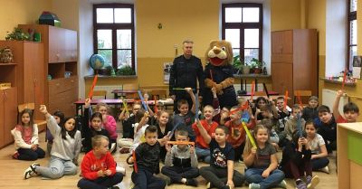 Policjant rozmawiał z uczniami w Kryłowie o hejcie i bezpieczeństwie