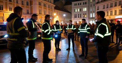 Świeć przykładem w Tychach akcja dla pieszych