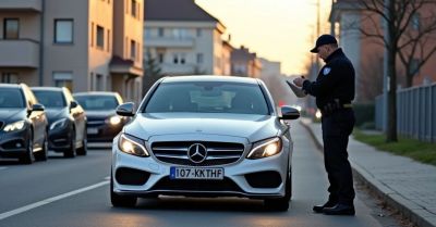 Kierująca mercedesem straciła prawo jazdy za 107 km/h