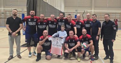 Policjanci z Leska zagrali dla Maksia i zajęli drugie miejsce