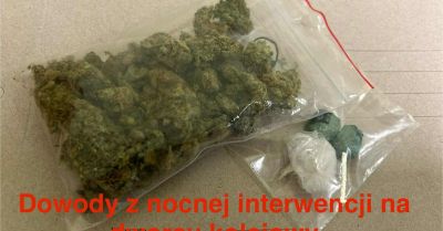 Nocne zatrzymanie na dworcu w Rawiczu narkotyki przy mężczyźnie