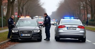 Kolizja na ul. Sikorskiego w Szczytnie. Kierowca ukarany mandatem