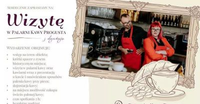 Wizyta z degustacją w Palarni Kawy Progusta