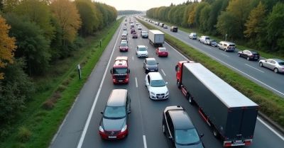 Skrajne zawracanie na S17 w okolicach Garwolina