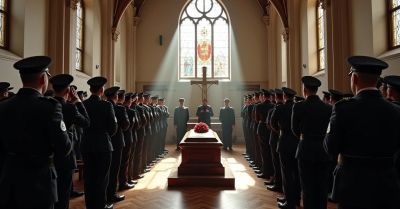 Bełchatów żegna asp. szt. Dariusza Nowickiego